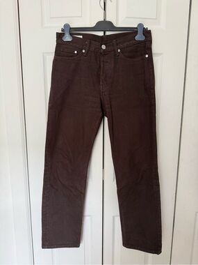 H&M Relaxed Fit Brown Jeans